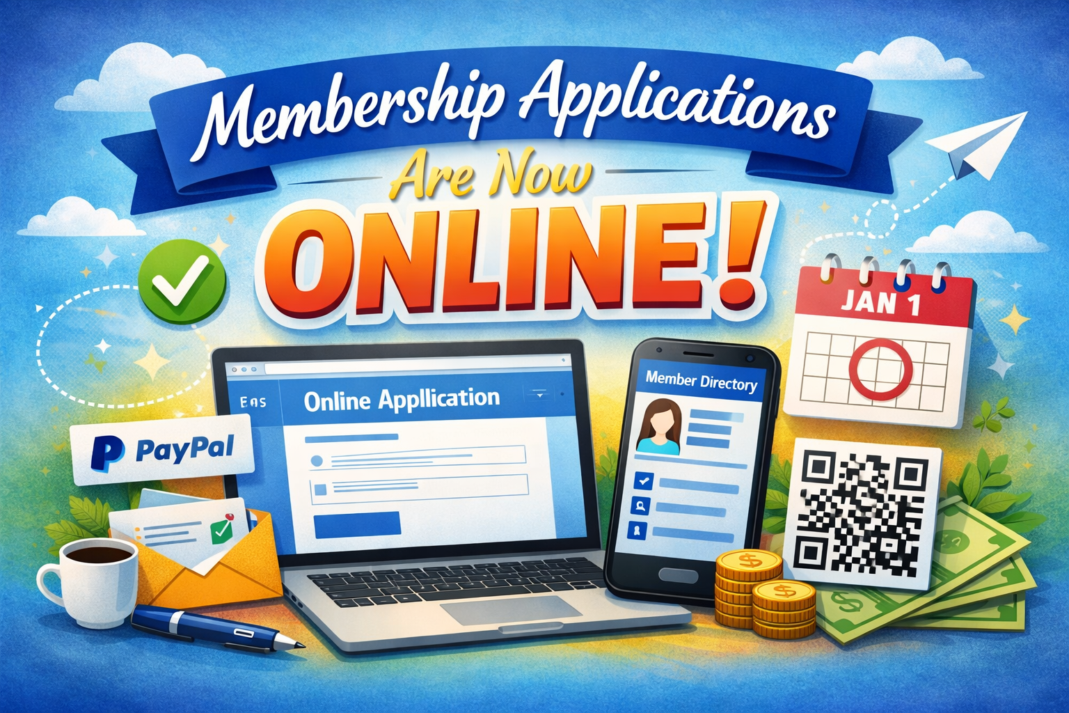 Membership Applications Are Now Online!